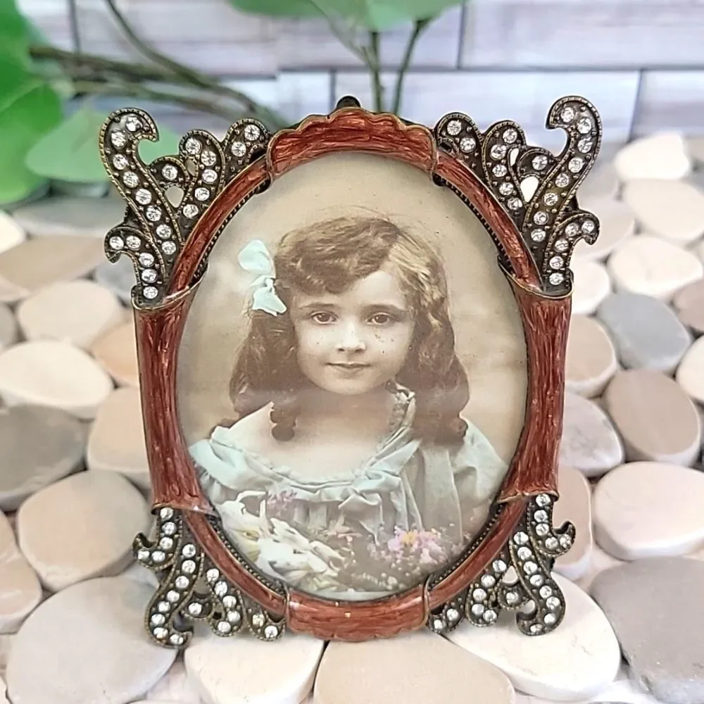 Unbranded crystal embellished portrait frame